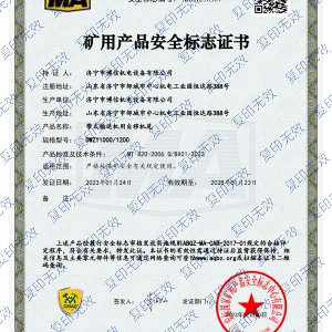 博信安標證DWZY1000/1200